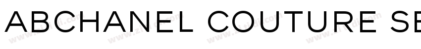 ABChanel Couture Sem字体转换 ABChanel Couture Sem字体转换